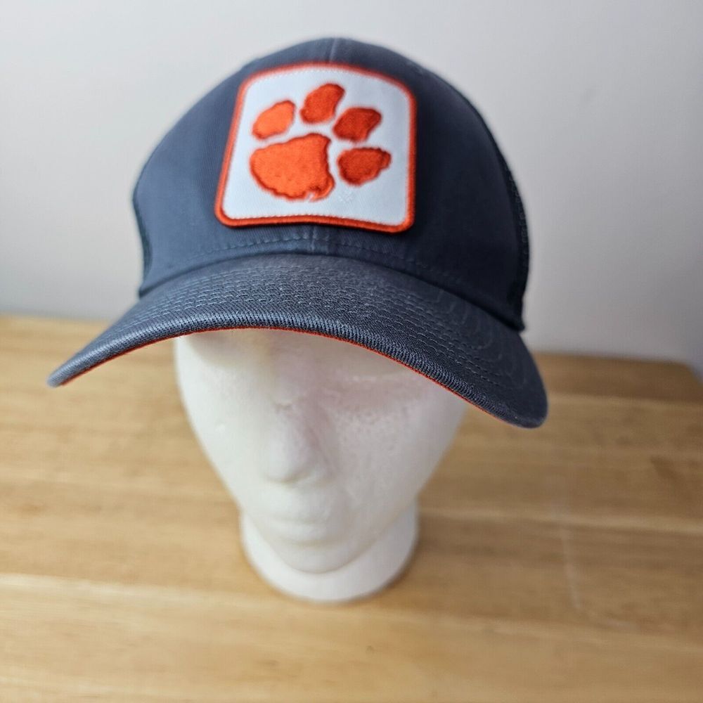 Nike Clemson Tigers Snapback Hat NCAA College Grey Orange One Size Football Cap
